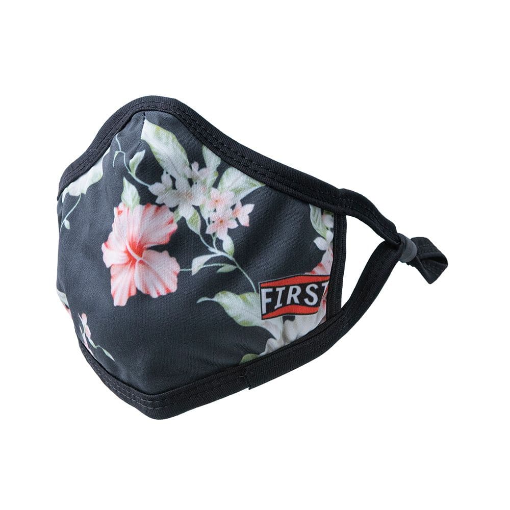 3-Ply Black/Pink Flowers Reusable Non-Medical Breathable & adjustable Ear Loops Face Masks (5-Pcs Pack) Face Mask Accessories