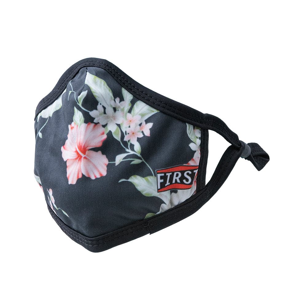 3-Ply Black/White/Pink Flowers Reusable Non-Medical Breathable & adjustable Ear Loops Face Masks (5-Pcs Pack) Face Mask First Manufacturing Company