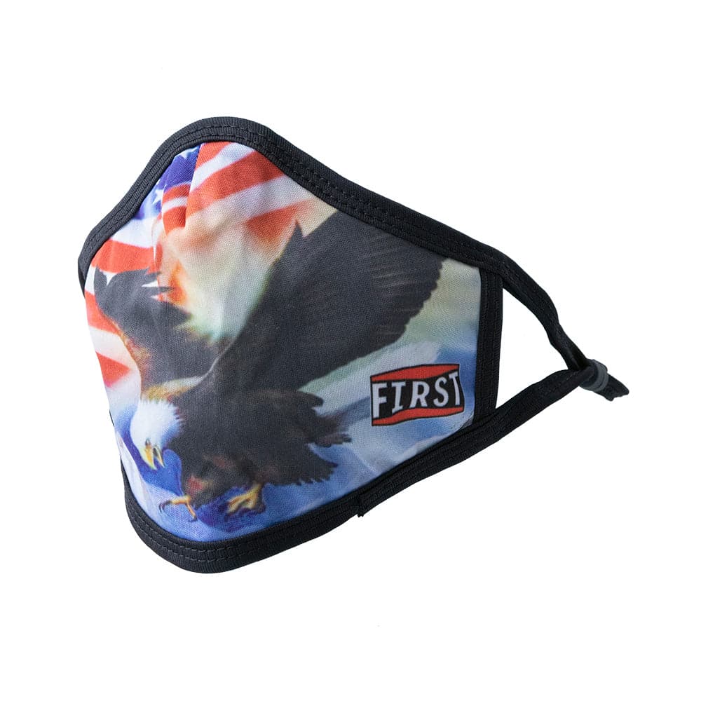 3-Ply USA Flag & Eagle Reusable Non-Medical Breathable & adjustable Ear Loops Face Masks (5-Pcs Pack) Face Mask Accessories