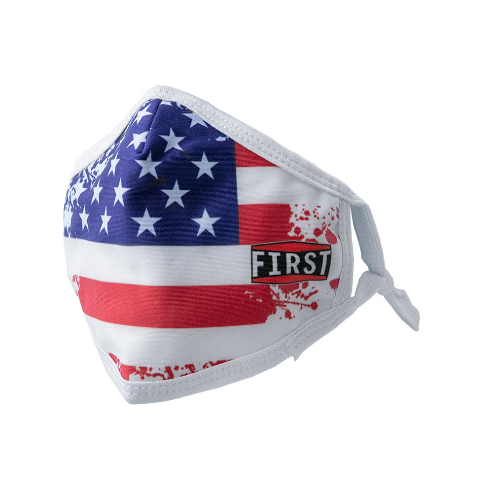 3-Ply USA Flag Reusable Non-Medical Breathable & adjustable Ear Loops Face Masks (5-Pcs Pack) Face Mask Accessories