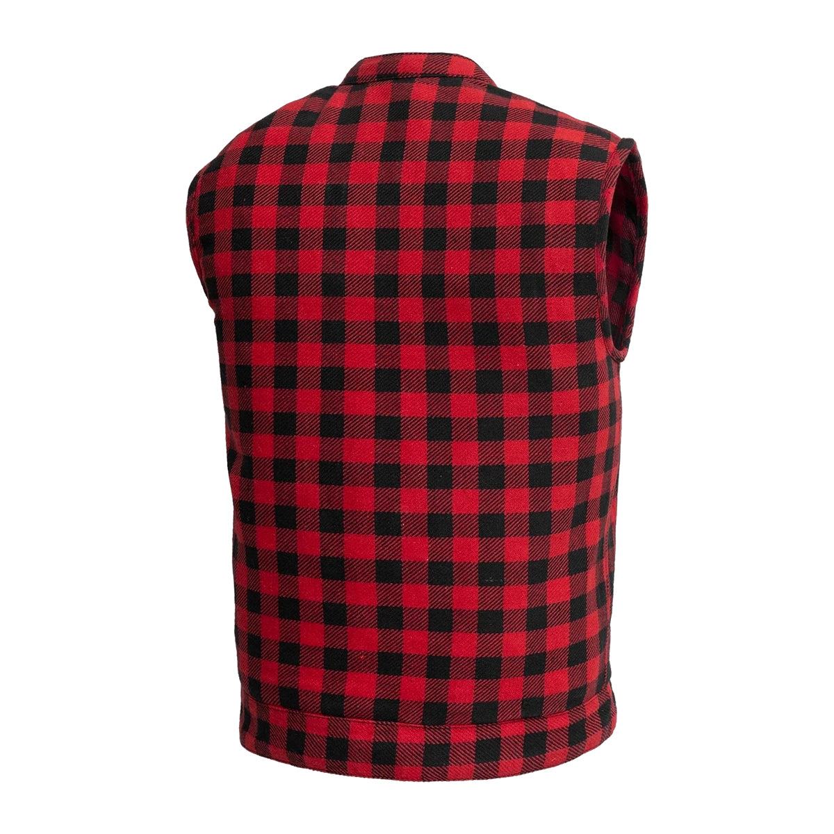 Sharp Shooter Moto Men's Canvas Vest - Recycled Men's Canvas Vests Vests