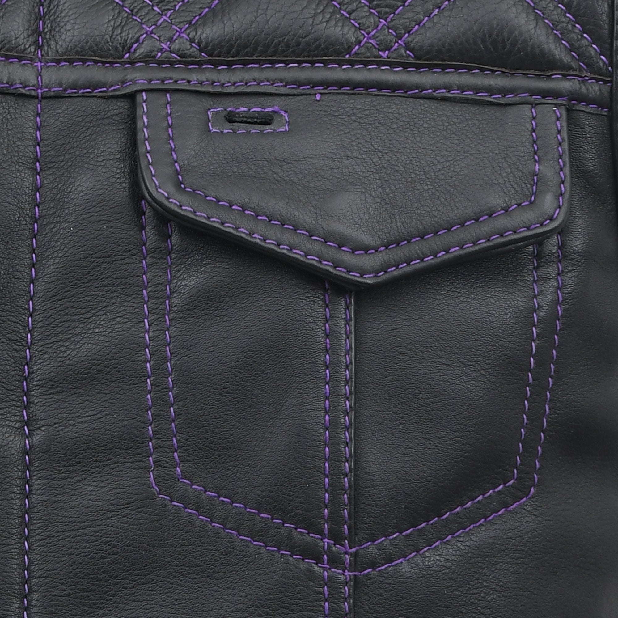 Downside Herren-Motorradlederweste