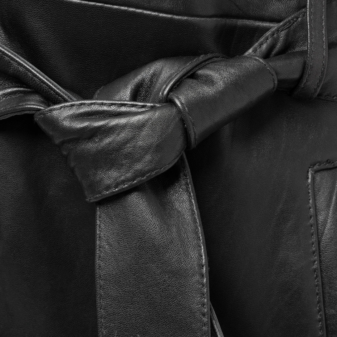 Janely Womens Fashion Leather Jacket Women's New Zealand Lambskin Leather FMCo