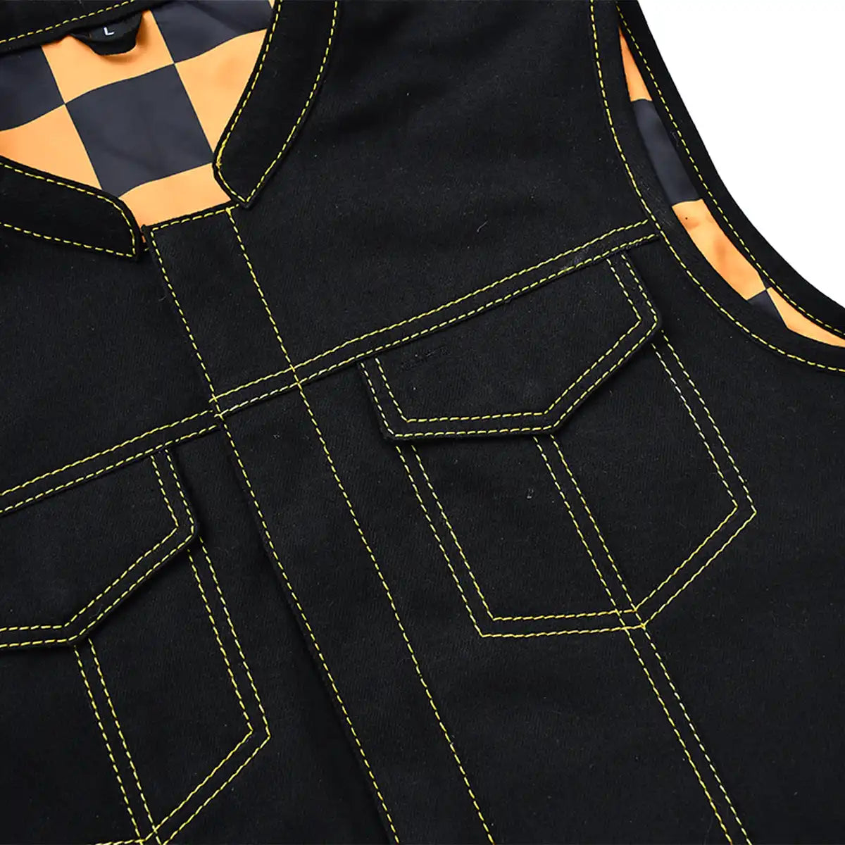 Stormrider - Men's Twill Motorcycle Vest Men's Leather Vest Vests