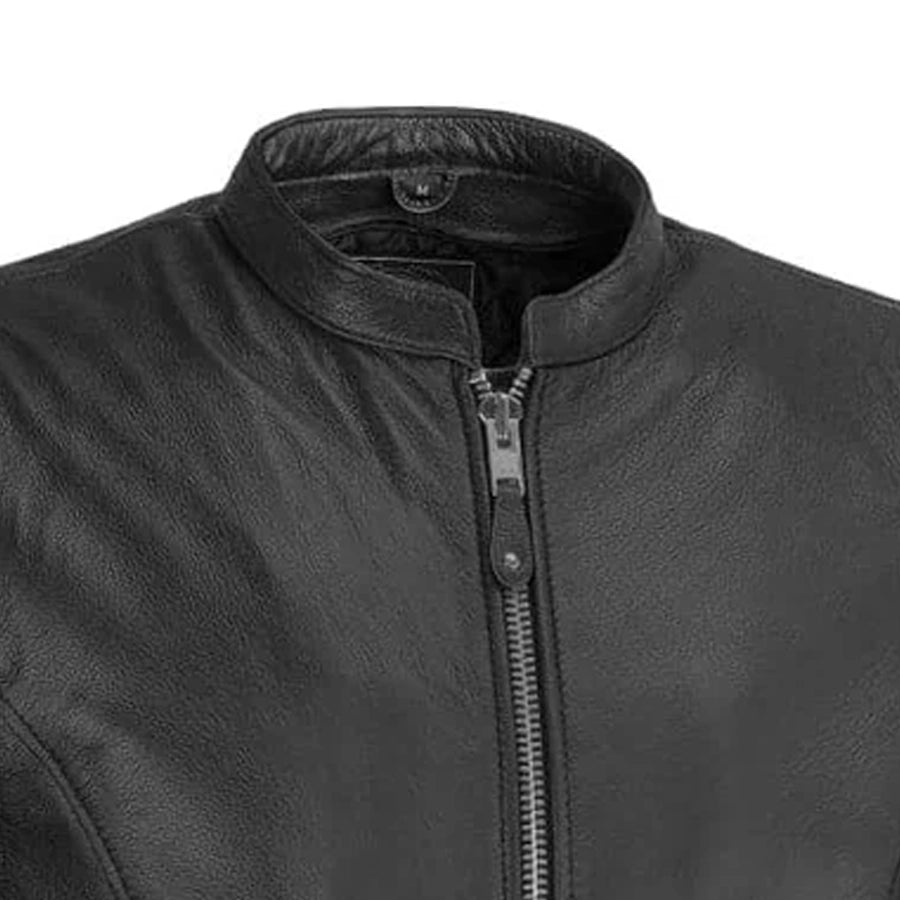 Ace Men's Leather Motorcycle Jacket Men's Leather Jacket Jackets