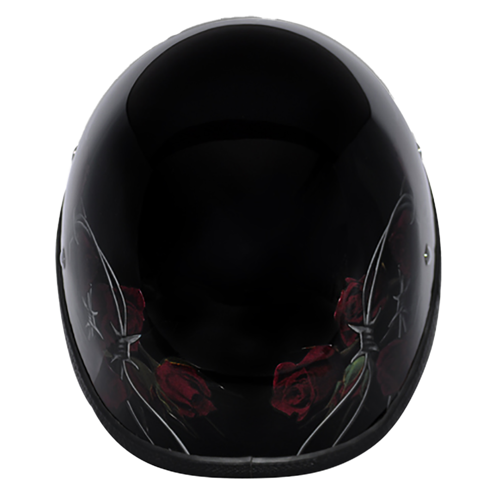 Novelty Eagle- W/ Barbed Roses NOVELTY GRAPHICS Daytona Helmets
