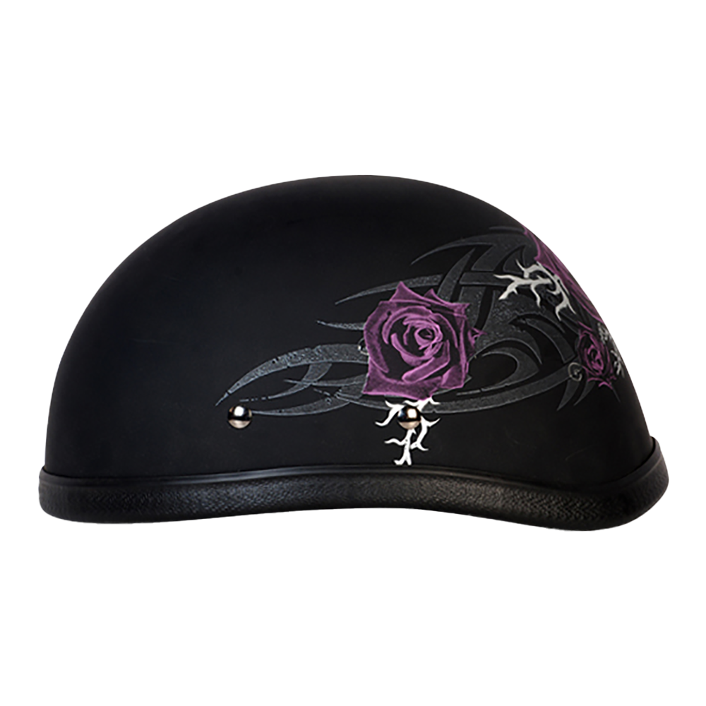 Novelty Eagle- W/ Purple Rose NOVELTY GRAPHICS Daytona Helmets