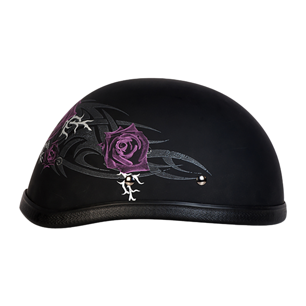 Novelty Eagle- W/ Purple Rose NOVELTY GRAPHICS Daytona Helmets
