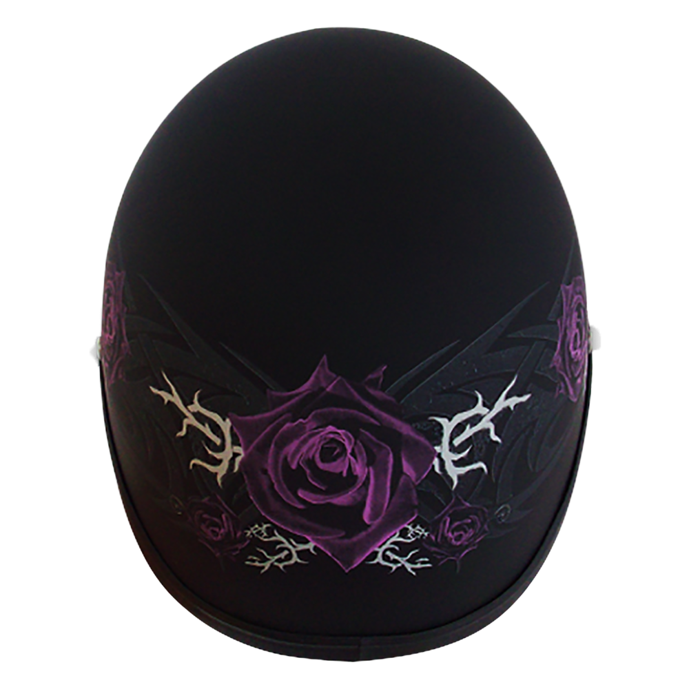 Novelty Eagle- W/ Purple Rose NOVELTY GRAPHICS Daytona Helmets