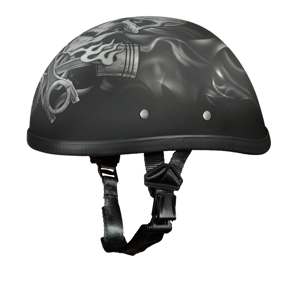 Novelty Eagle- W/ Pistons Skull NOVELTY GRAPHICS Daytona Helmets