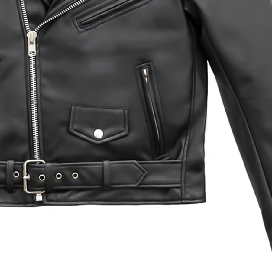 Cassandra - Women's Vegan Leather Motorcycle Jacket Women's Leather Jacket Jackets