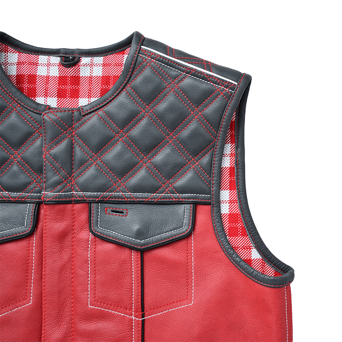 Apex - Men's Leather Motorcycle Vest