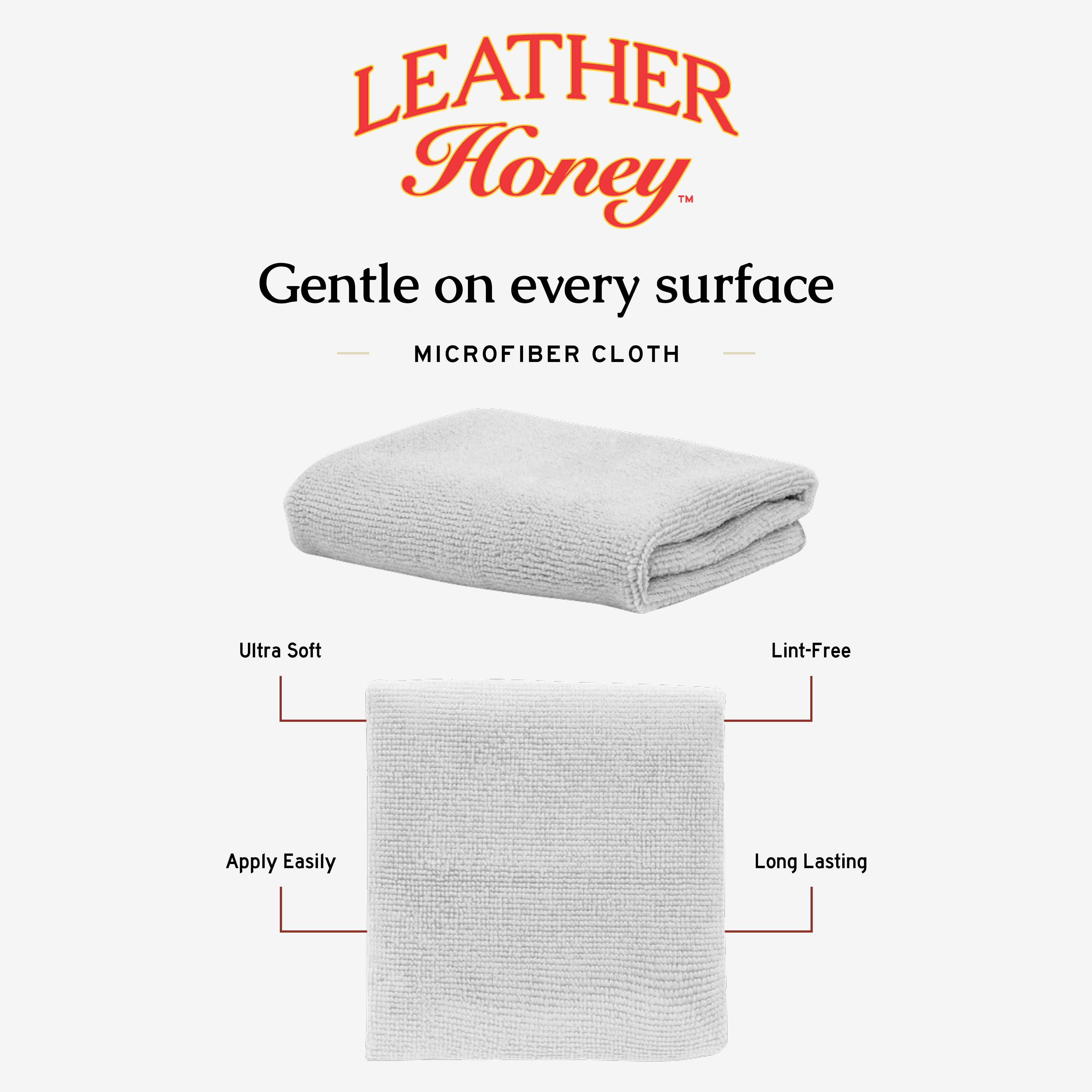 Lint-Free Application Cloth Leather Care Leather Honey
