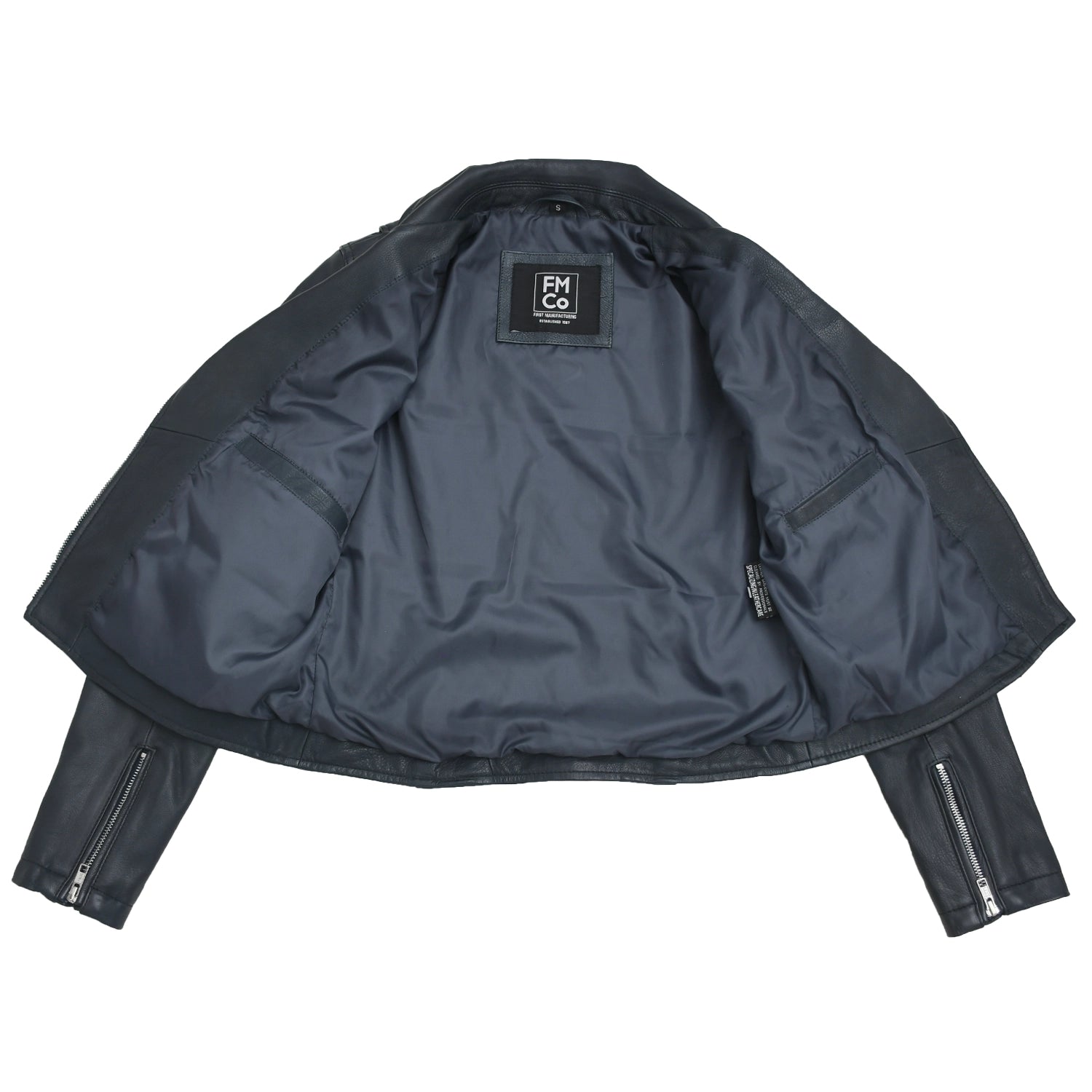 Lennox Moto Style Leather Jacket Women's Fashion Leather Jacket FMCo