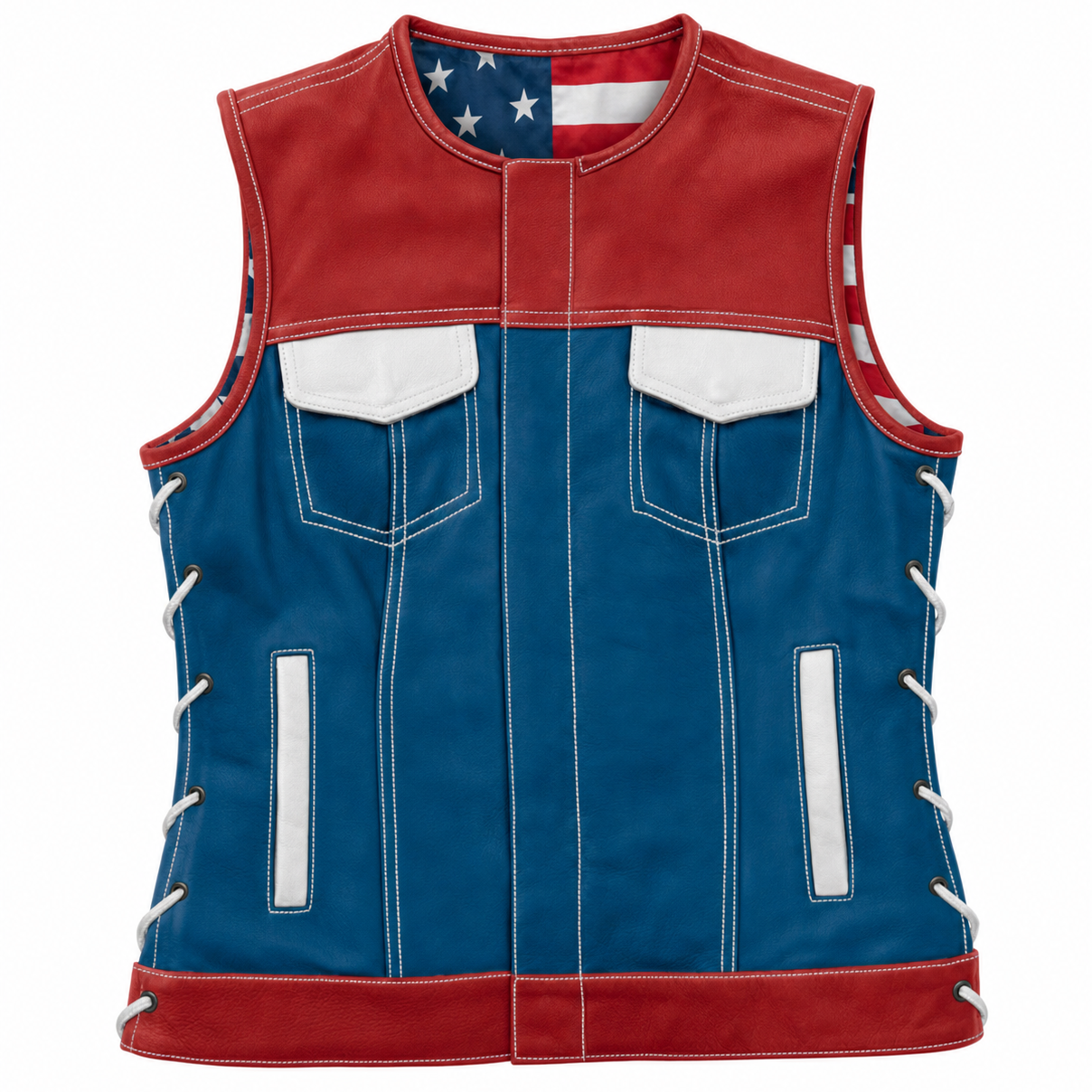Independence Day Women's Club Style Vest