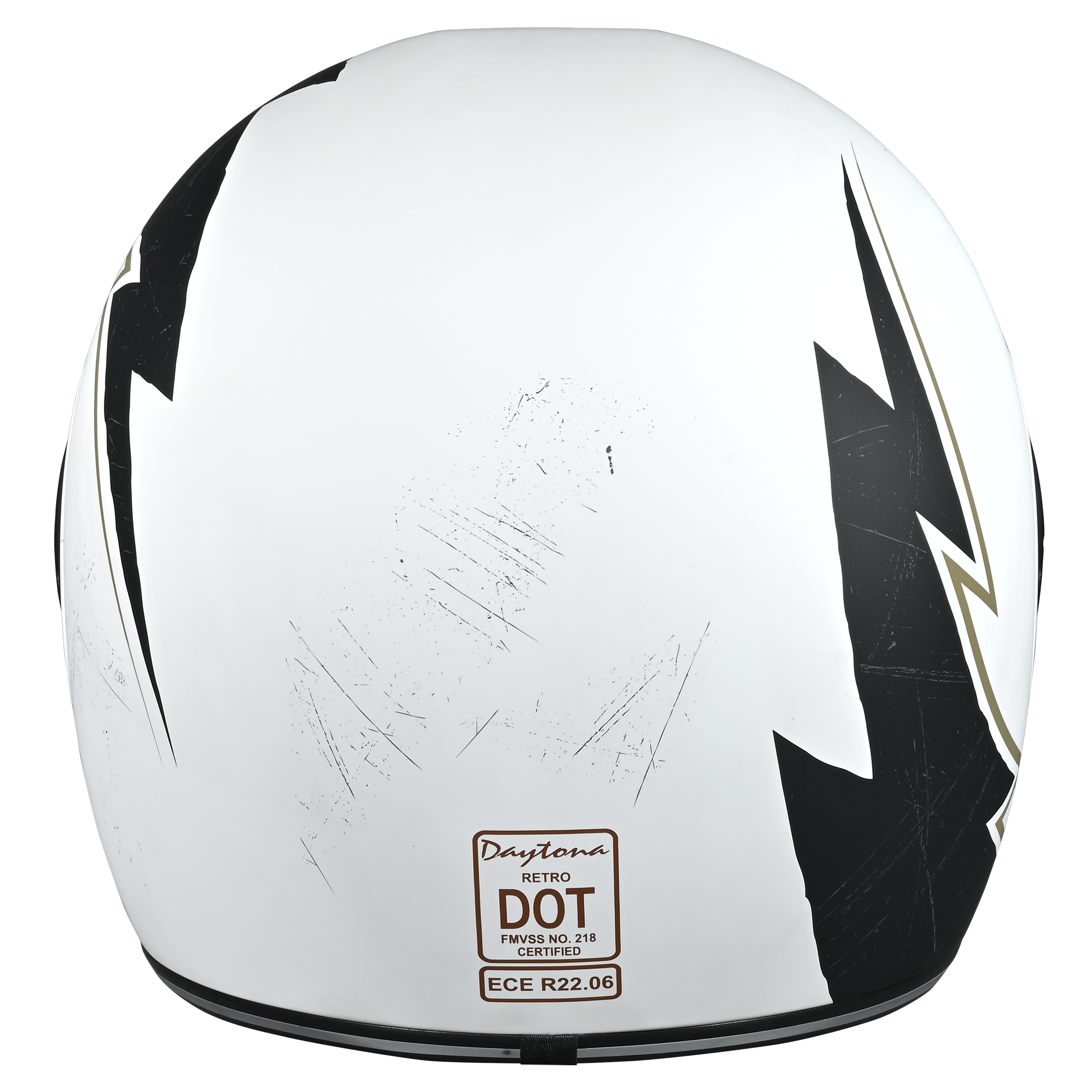 DOT Daytona Retro Full Face Motorcycle Helmet: Vintage Style for Men, Women, & Youth - W/ Blitz RETRO Daytona Helmets