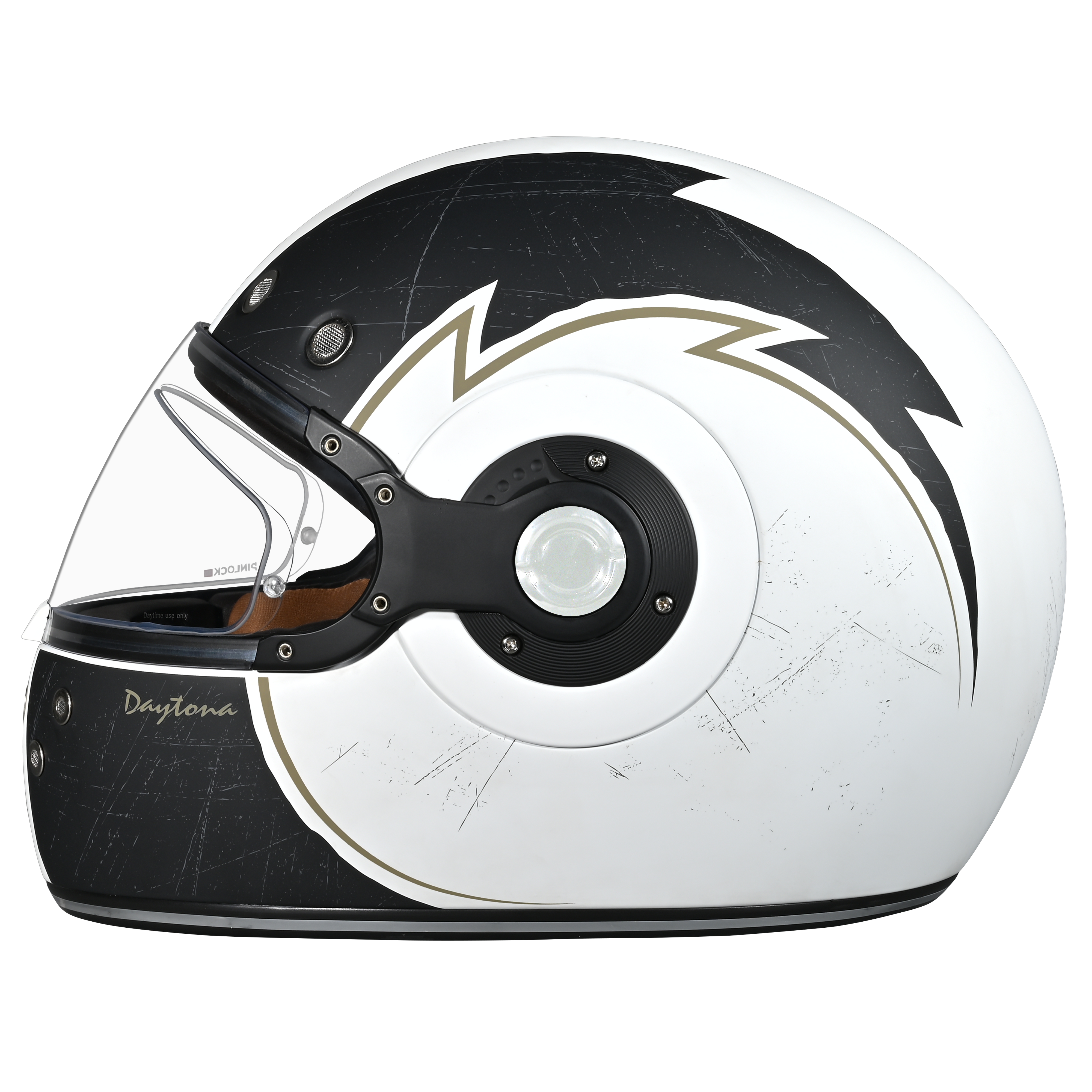 DOT Daytona Retro Full Face Motorcycle Helmet: Vintage Style for Men, Women, & Youth - W/ Blitz RETRO Daytona Helmets