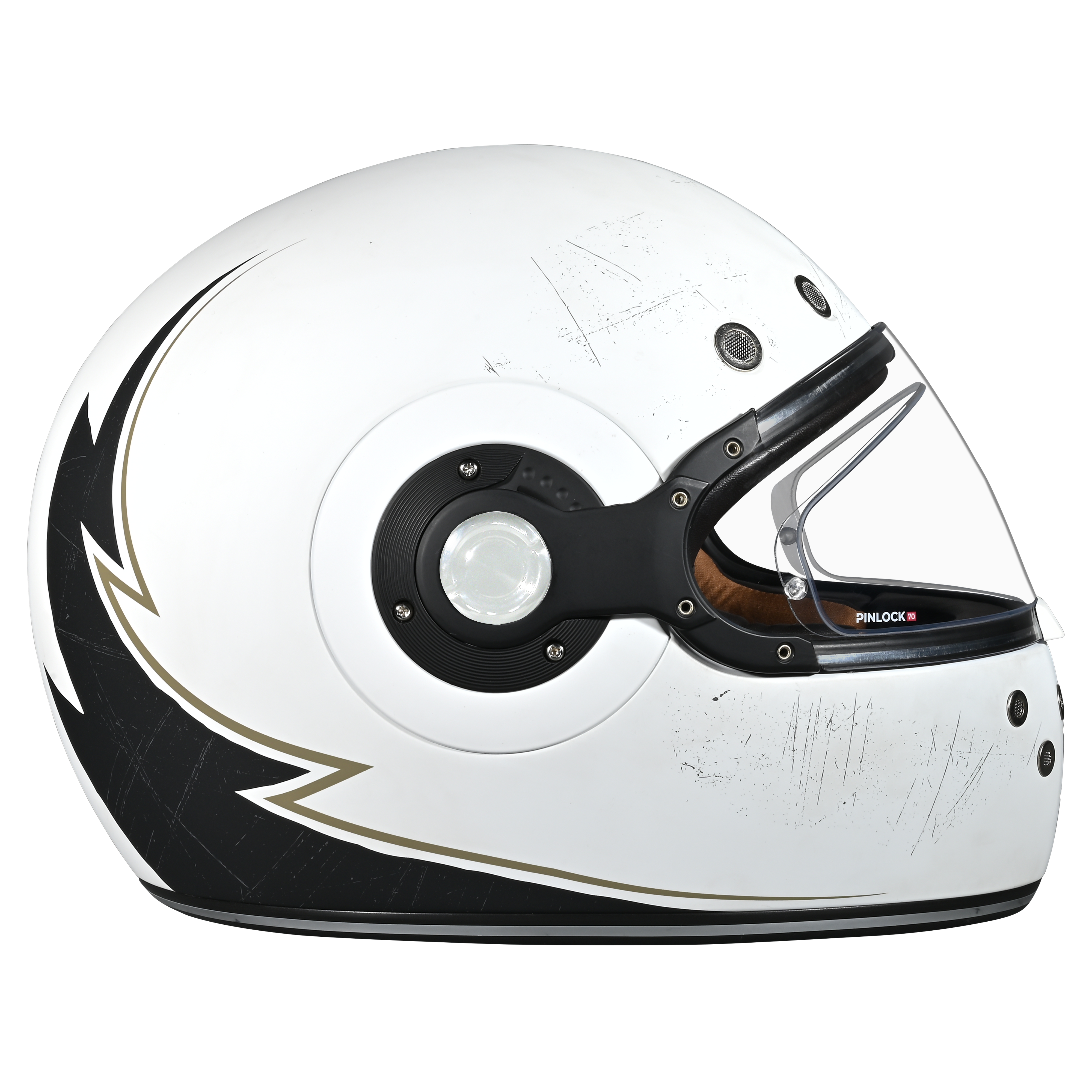 DOT Daytona Retro Full Face Motorcycle Helmet: Vintage Style for Men, Women, & Youth - W/ Blitz RETRO Daytona Helmets