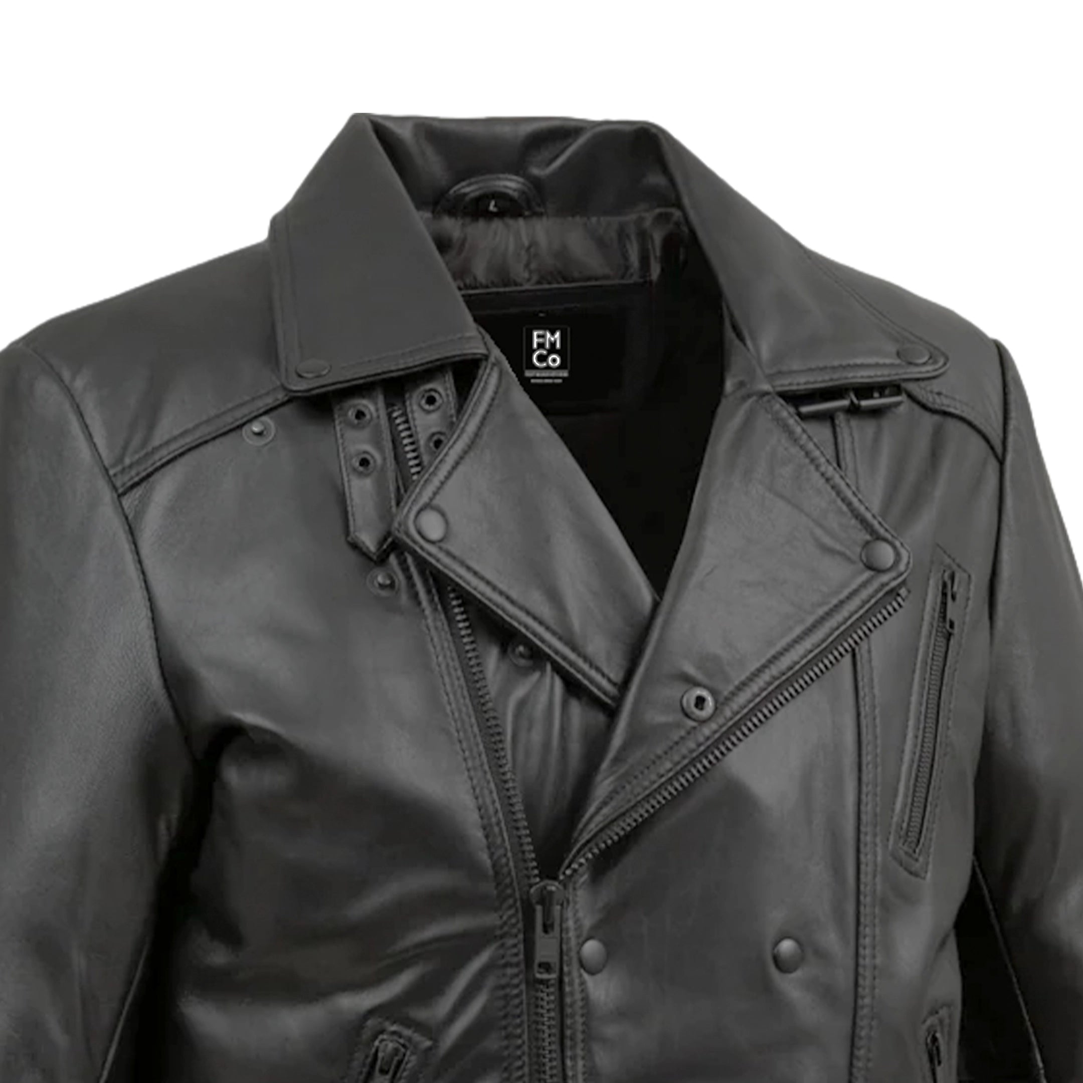 Domanico Mens Fashion Jacket Men's New Zealand Lambskin Jacket FMCo