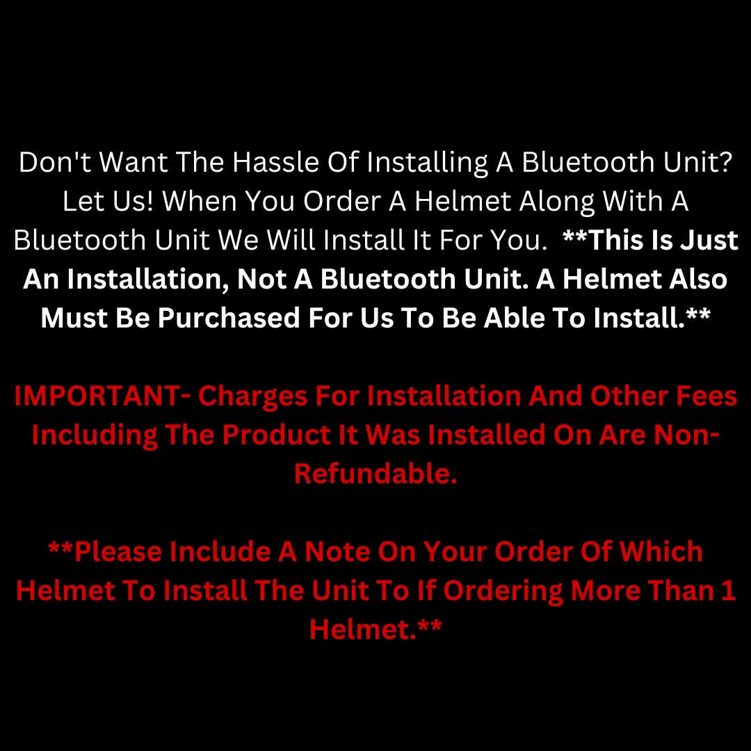 Bluetooth Installation Daytona Helmets