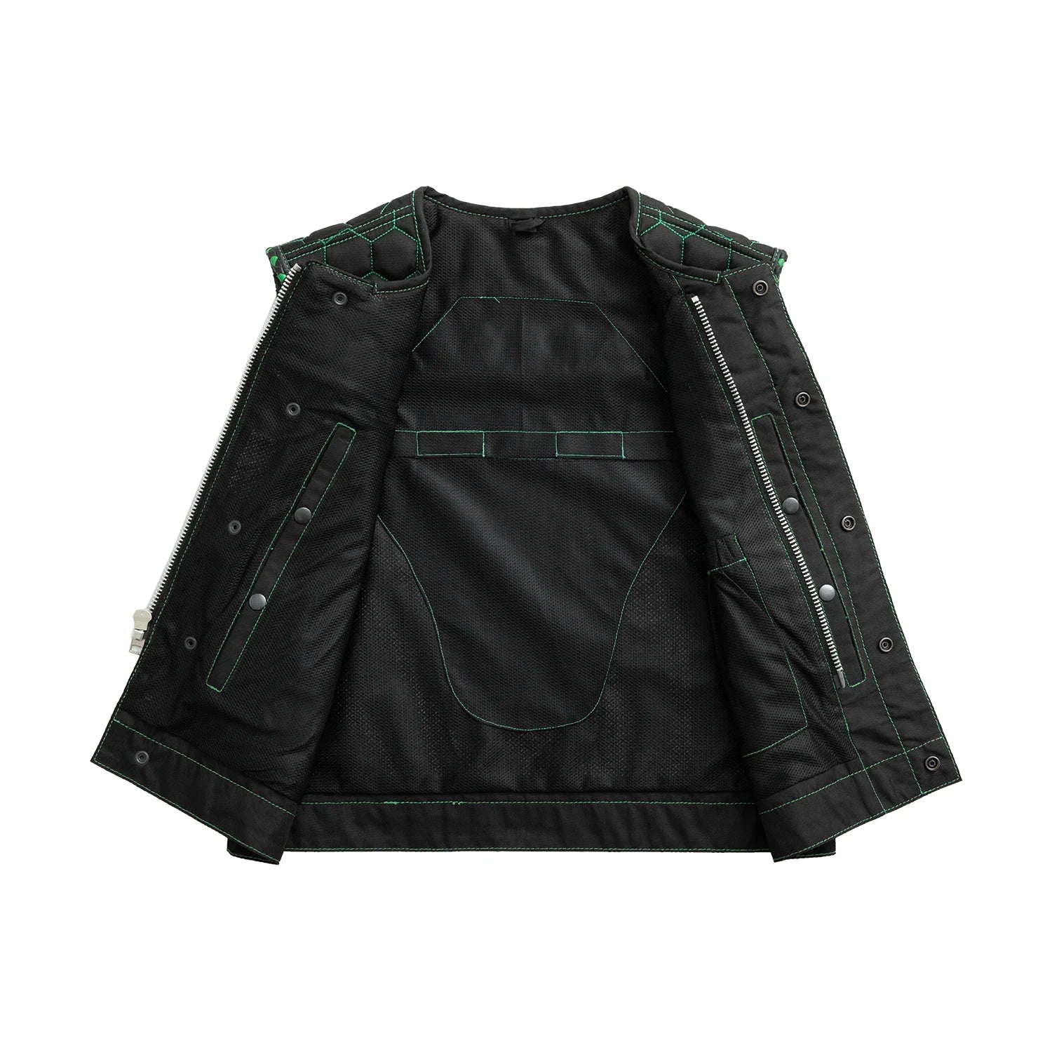 Lowside Hornet Moto Mesh Men's Club Style Vest Men's Moto Mesh Vest Vests