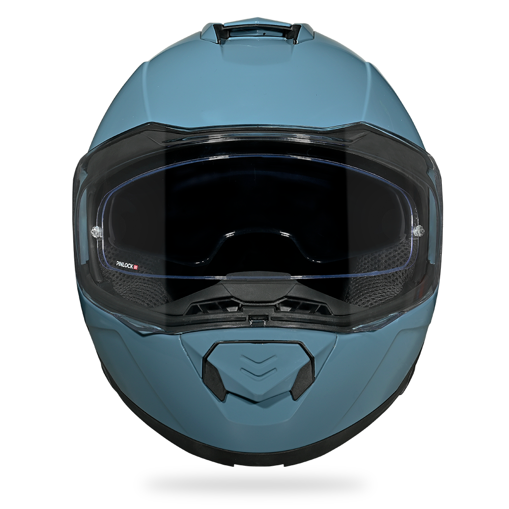 Daytona Glide Modular Motorcycle Helmet - DOT Approved, Bluetooth Ready, Dual Visor, Men/Women/Youth- Shark Blu GLIDE Daytona Helmets