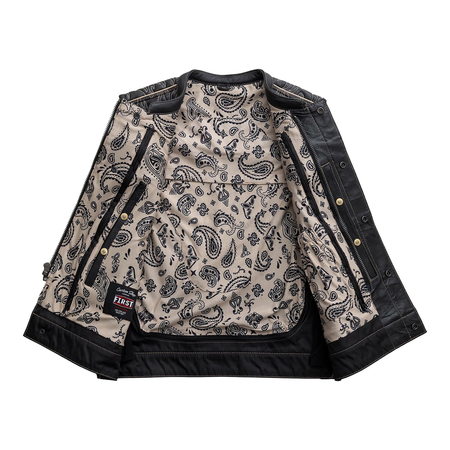 Inferno Rogue Men's Leather Vest (Limited Edition) Men's Leather Vest Vests