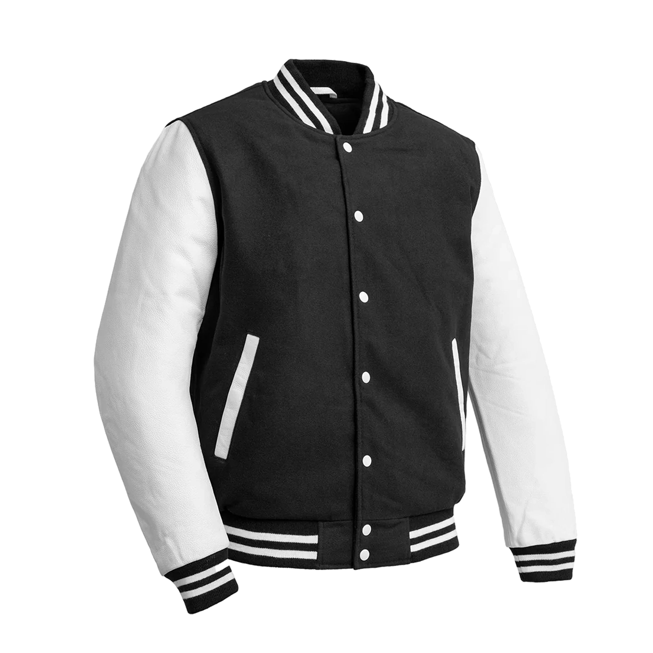 Jude Men's Varsity Jacket Men's Varsity Jacket FMCo White XS