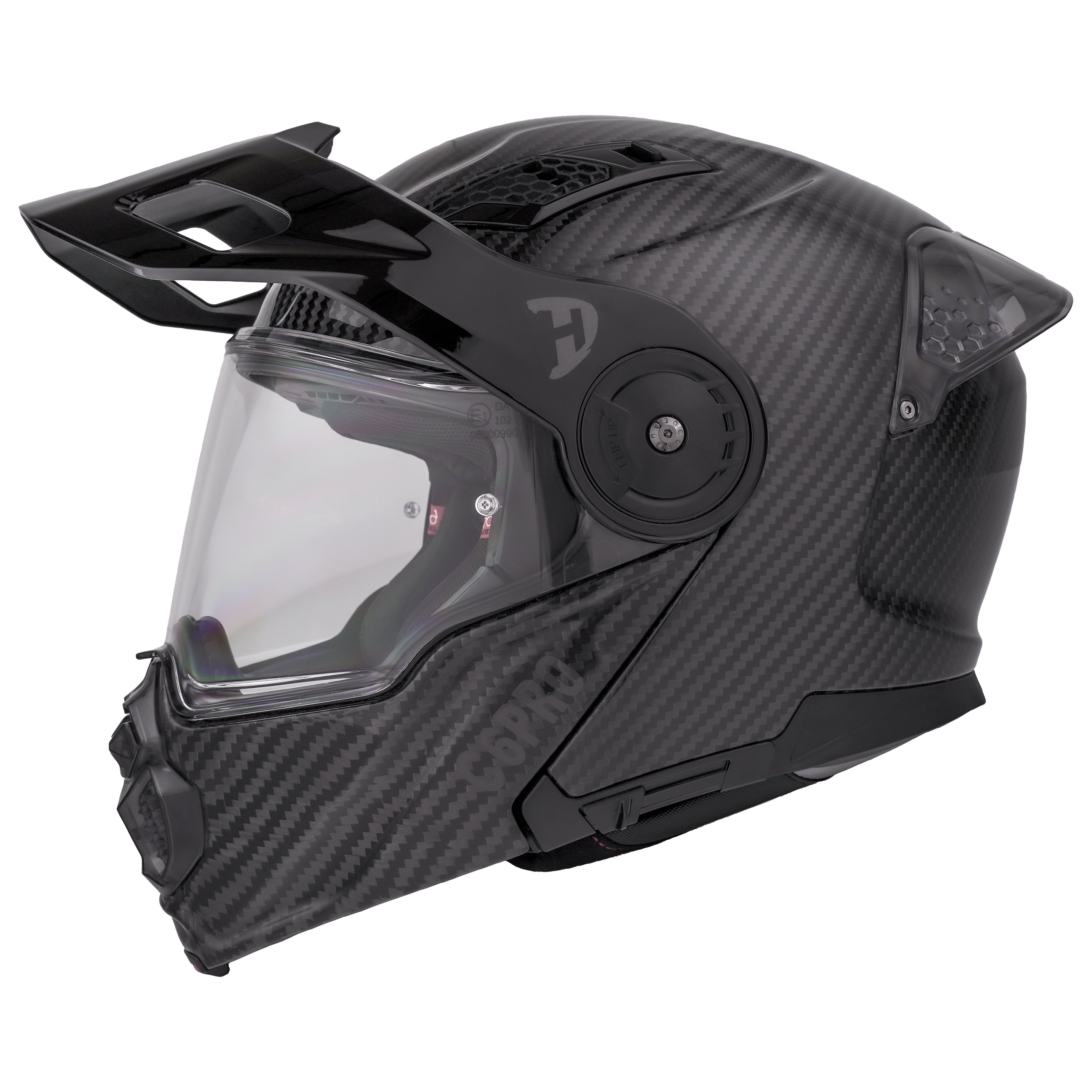 D.O.T. & ECE Daytona C6 Pro- Grey Carbon Fiber C6 Daytona Helmets