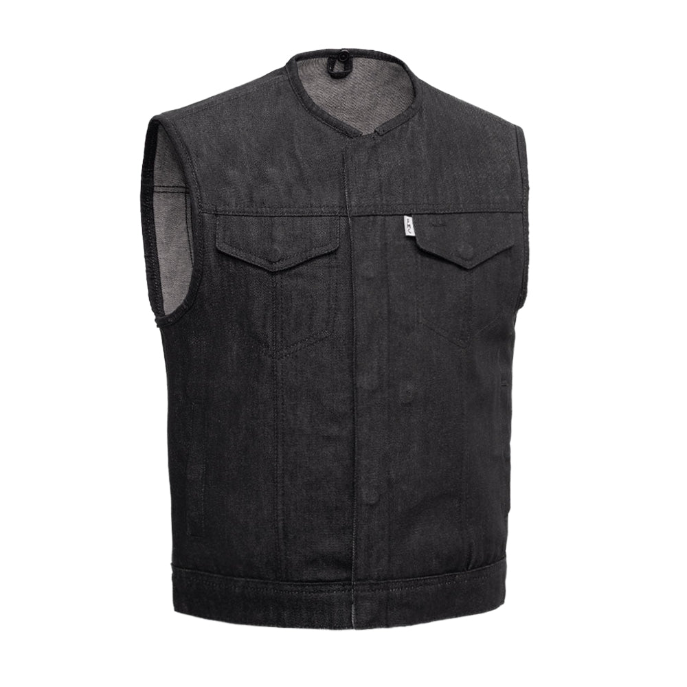 Murdock - Men's Motorcycle Denim Vest Men's Denim Vest Vests