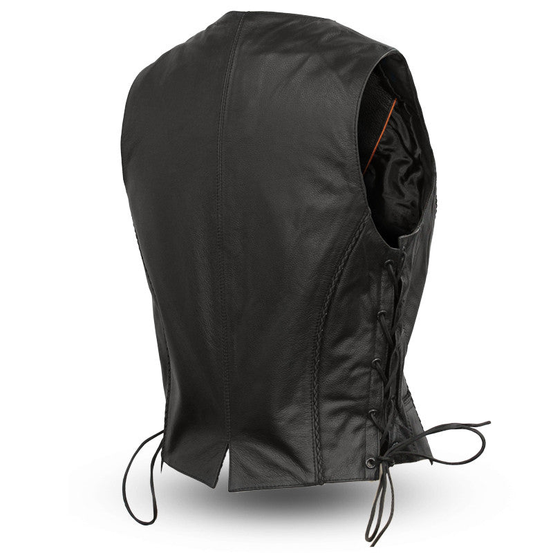 Native Lacy - Women's Leather Motorcycle Vest Women's Vest Vests