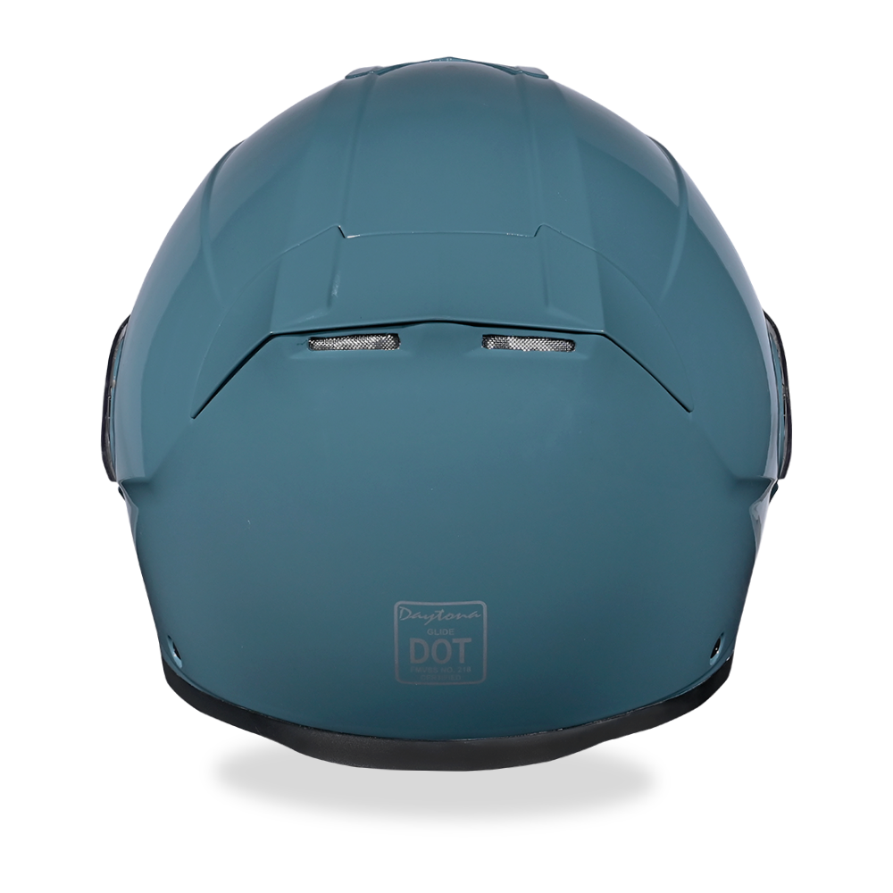 Daytona Glide Modular Motorcycle Helmet - DOT Approved, Bluetooth Ready, Dual Visor, Men/Women/Youth- Shark Blu GLIDE Daytona Helmets