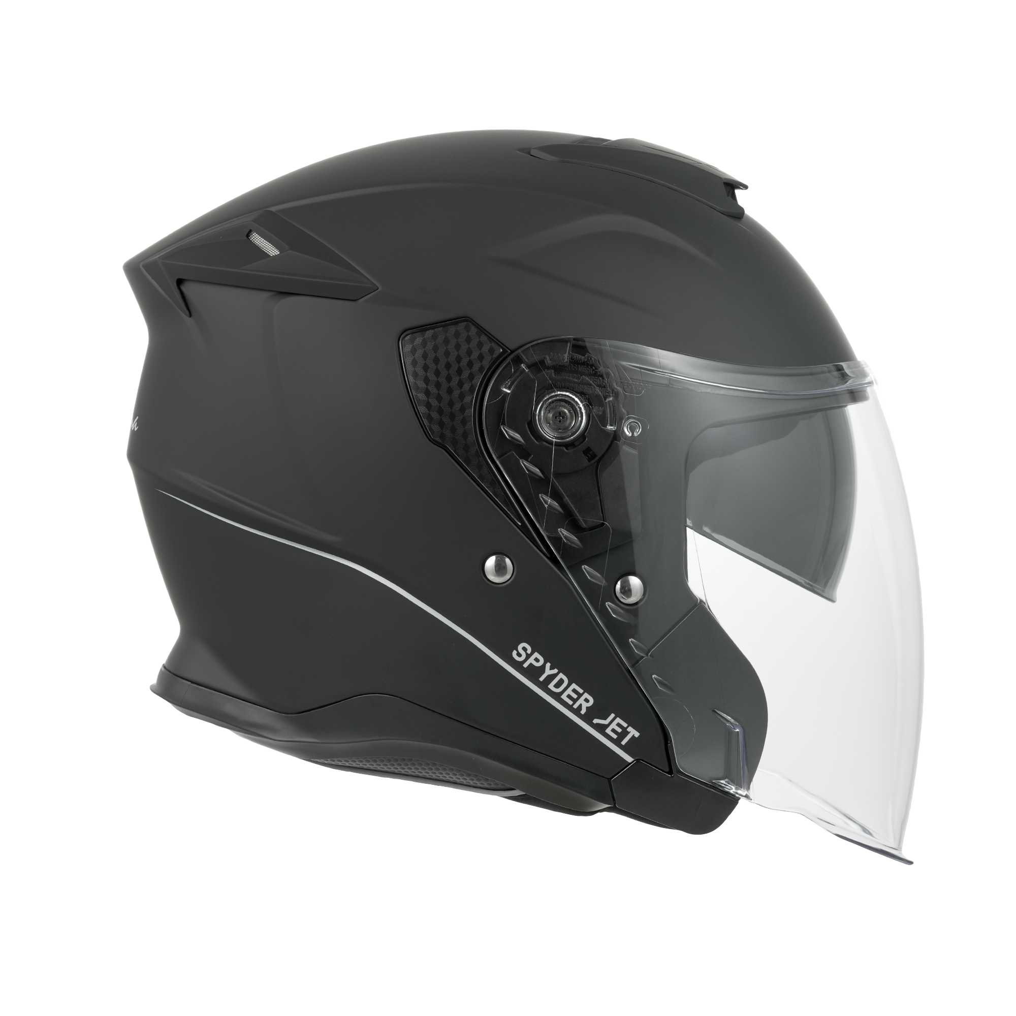 D.O.T. & ECE Daytona Spyder Jet- Dull Black JET Daytona Helmets