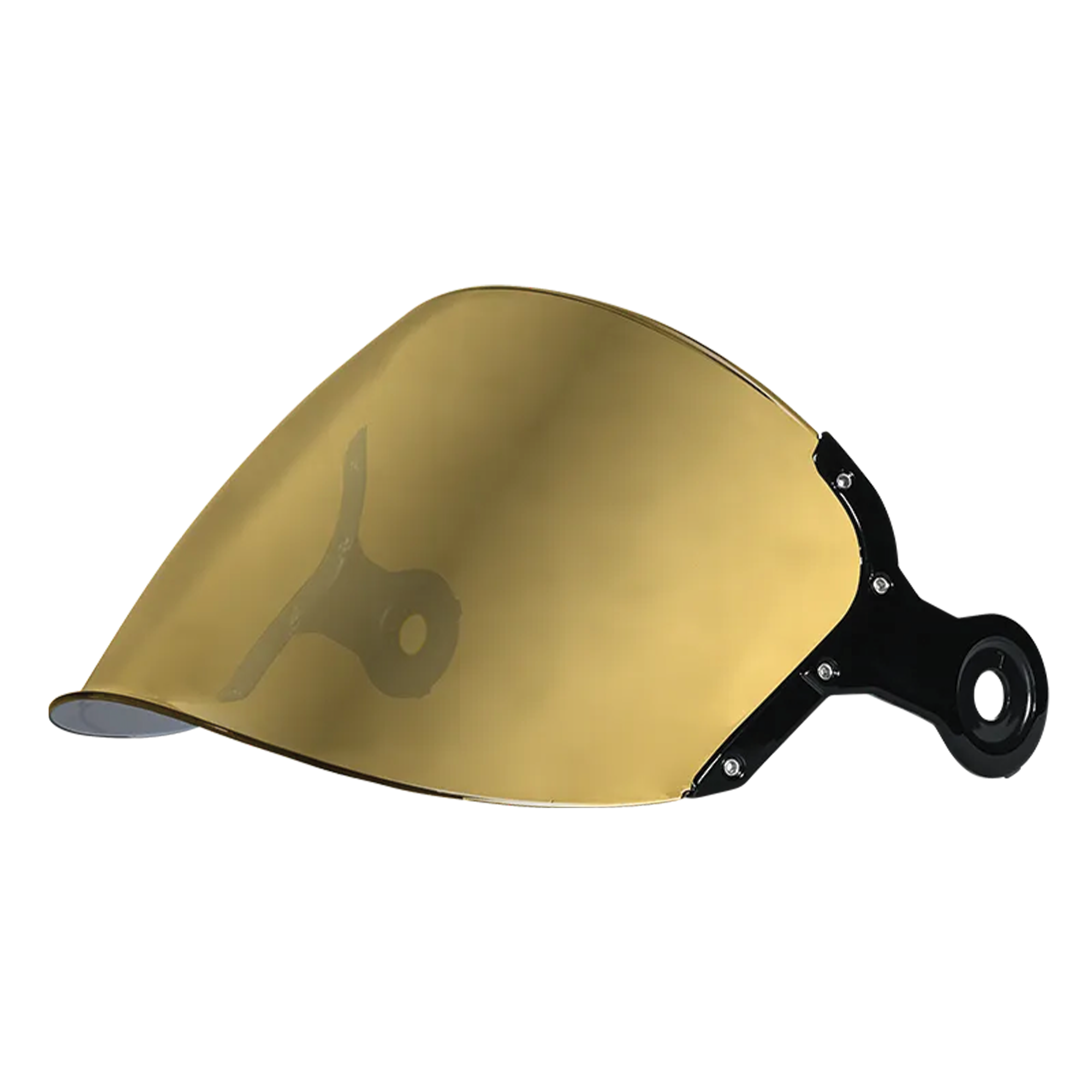 Retro Jet Shield Outer- Gold RETRO JET SHIELDS Daytona Helmets