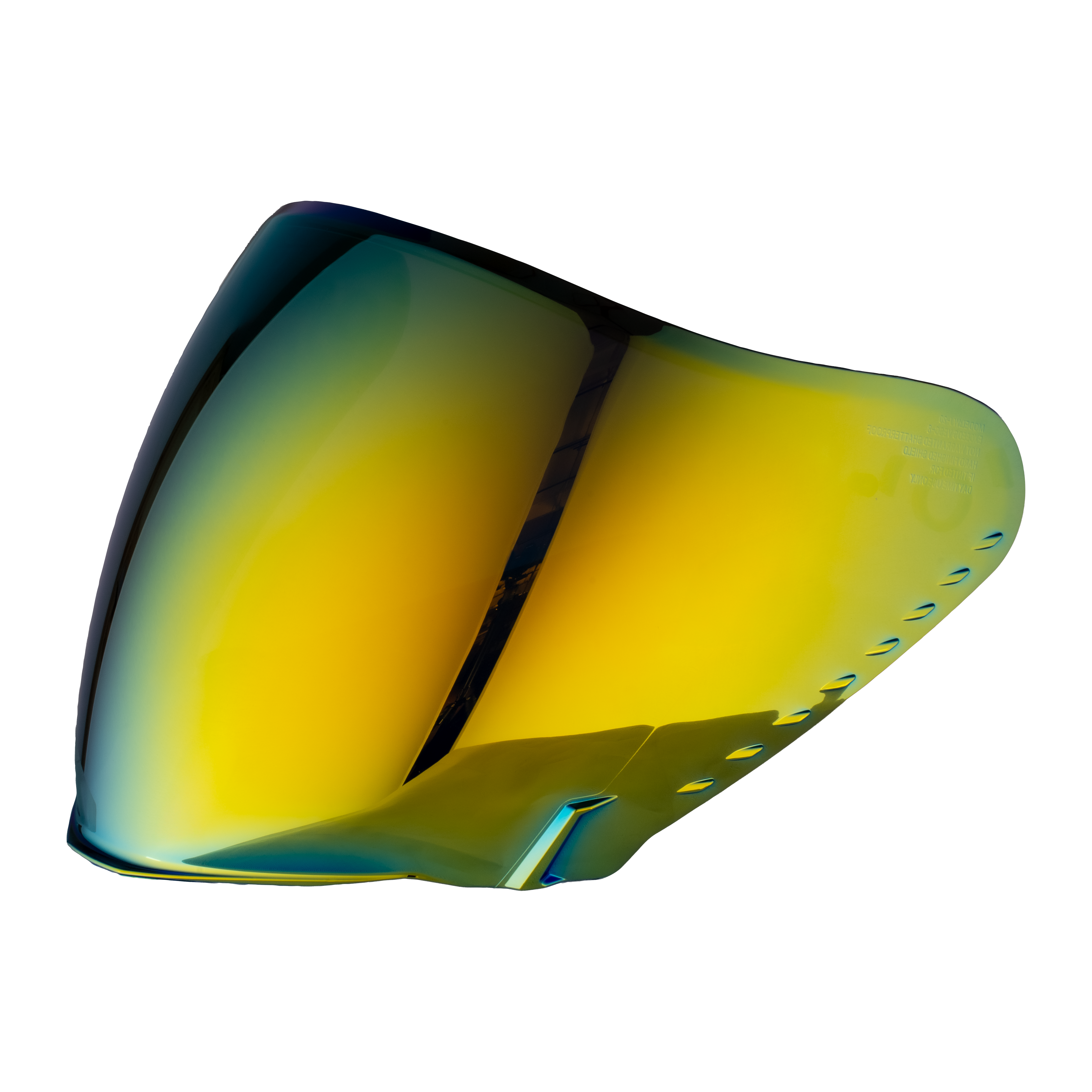 Spyder Jet Shield Outer- Gold SPYDER JET SHIELDS Daytona Helmets
