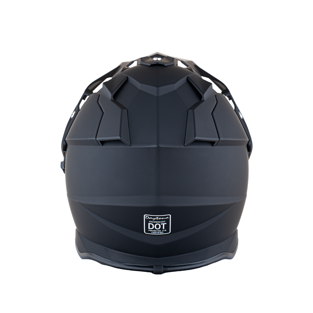 D.O.T. Daytona Fahrenheit- Dull Black FAHRENHEIT Daytona Helmets