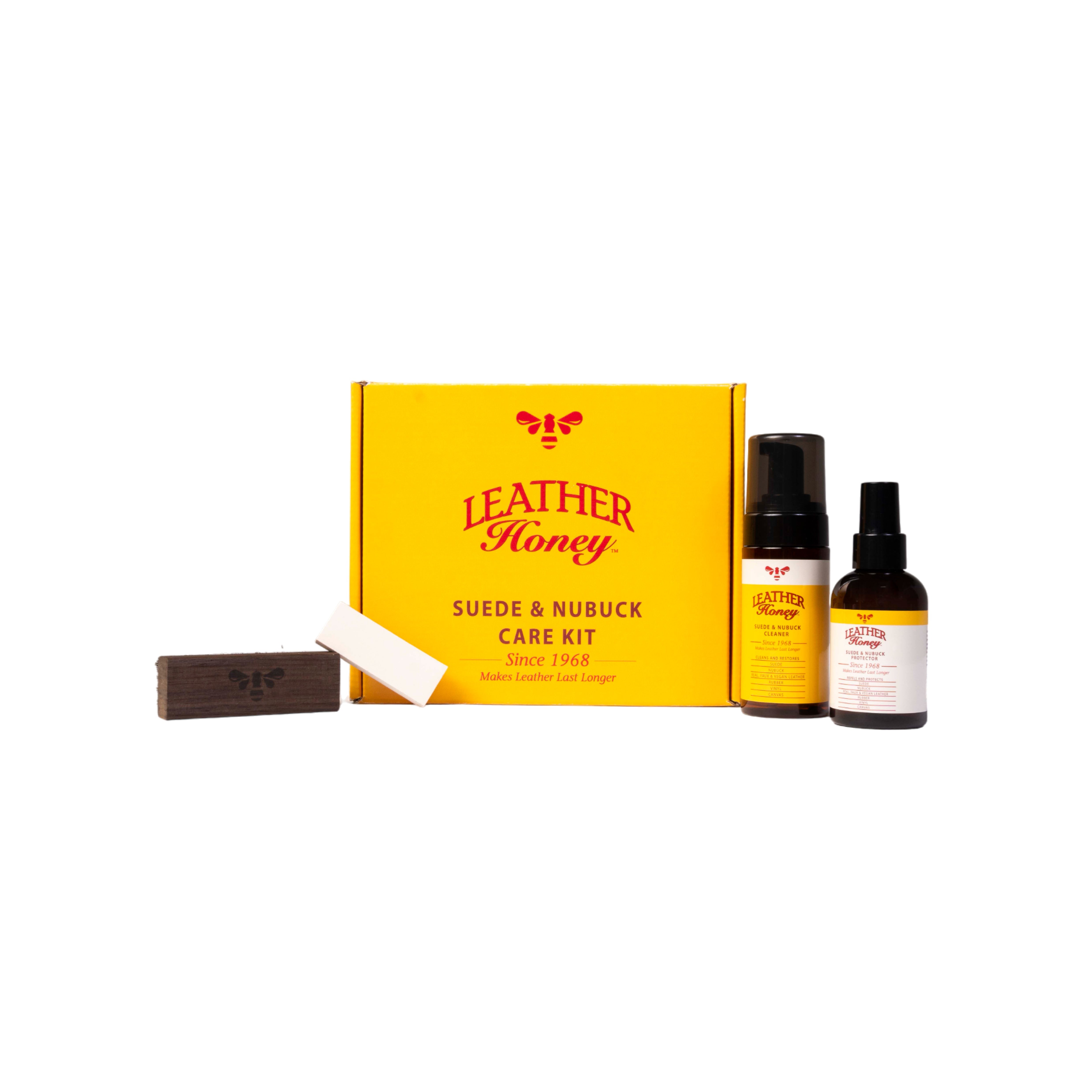 Suede & Nubuck Care Kit Leather Honey