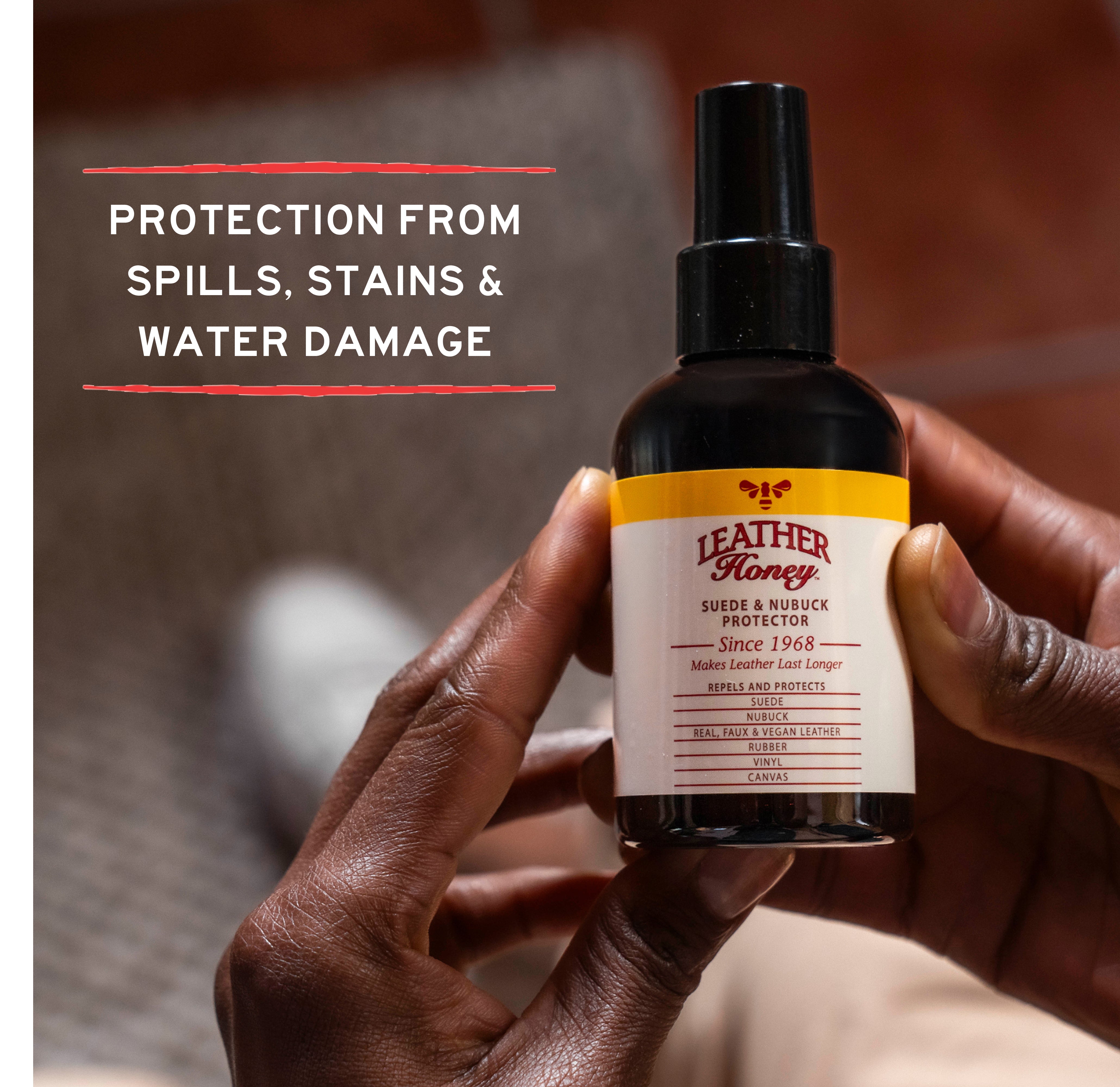 Suede & Nubuck Protector Leather Care Leather Honey