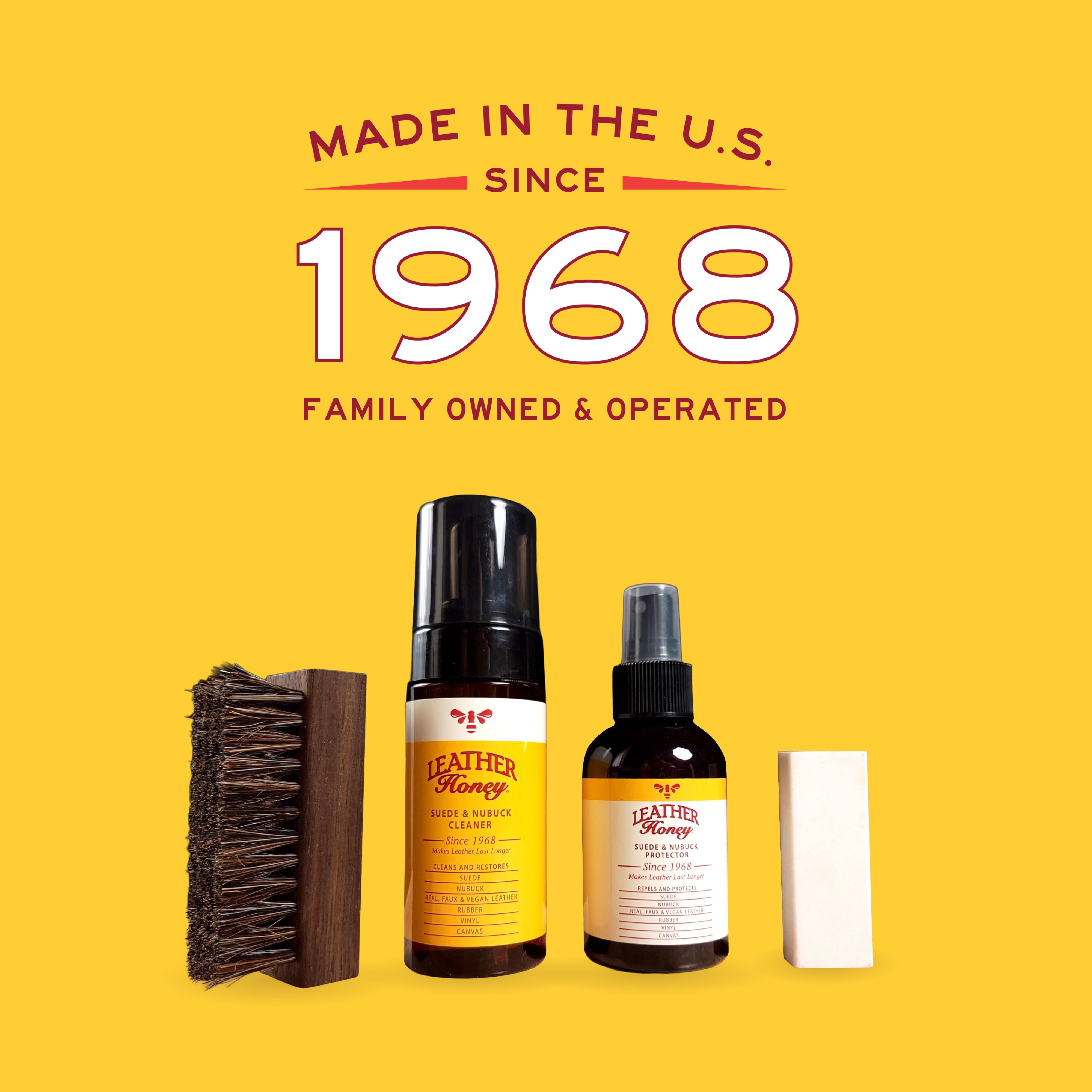 Suede & Nubuck Protector Leather Care Leather Honey