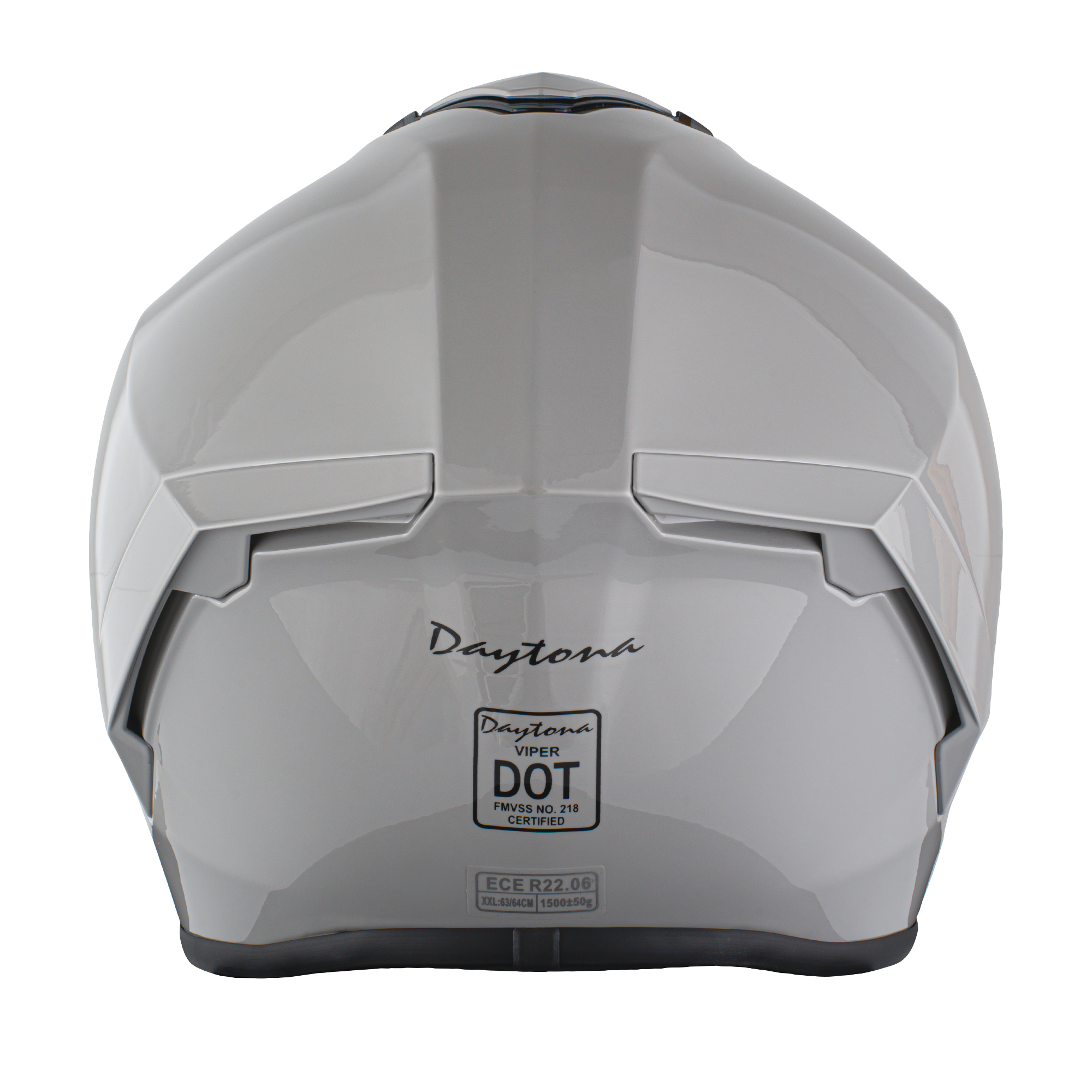 D.O.T. & ECE Daytona Viper- Cool Grey VIPER Daytona Helmets