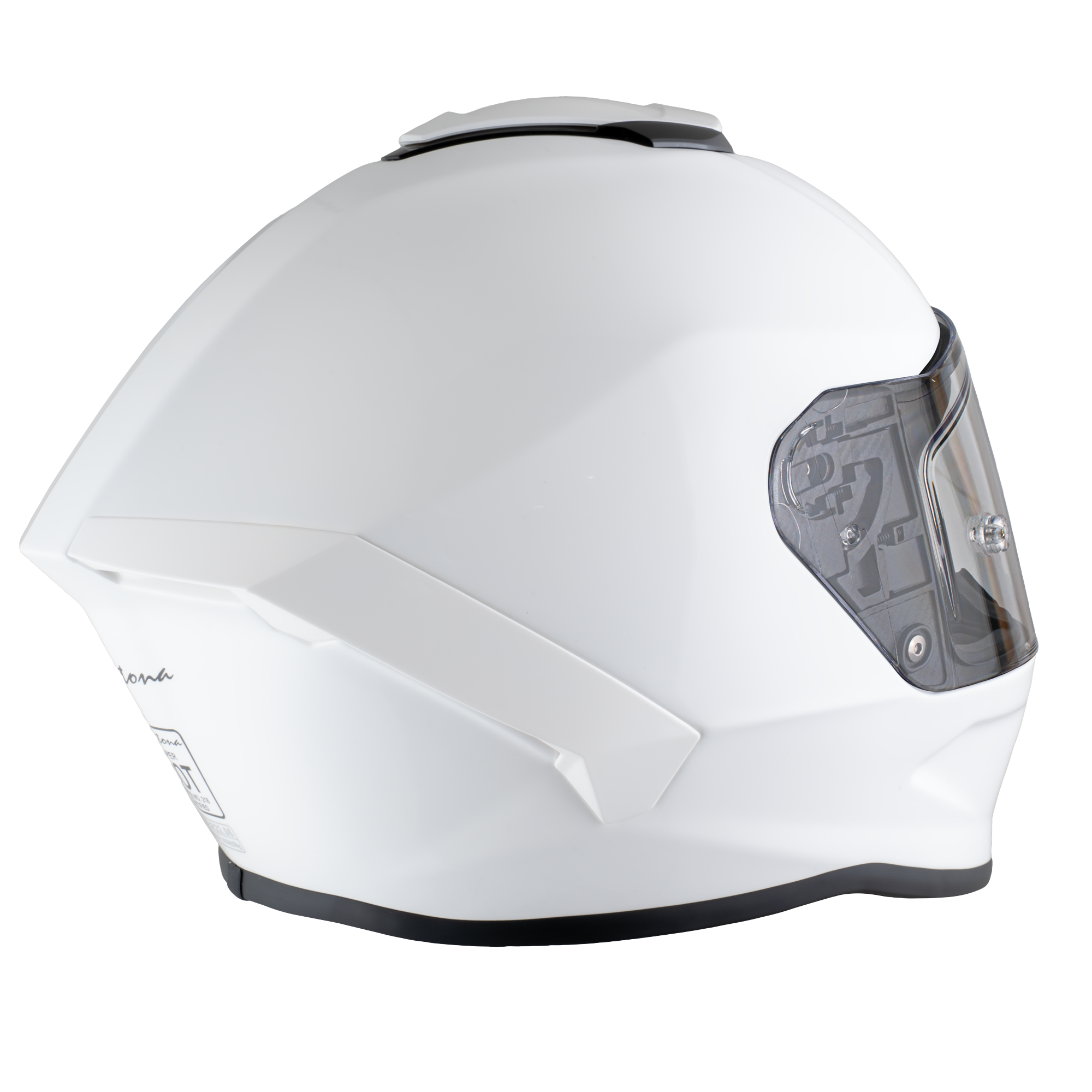 D.O.T. & ECE Daytona Viper- Hi-Gloss White VIPER Daytona Helmets