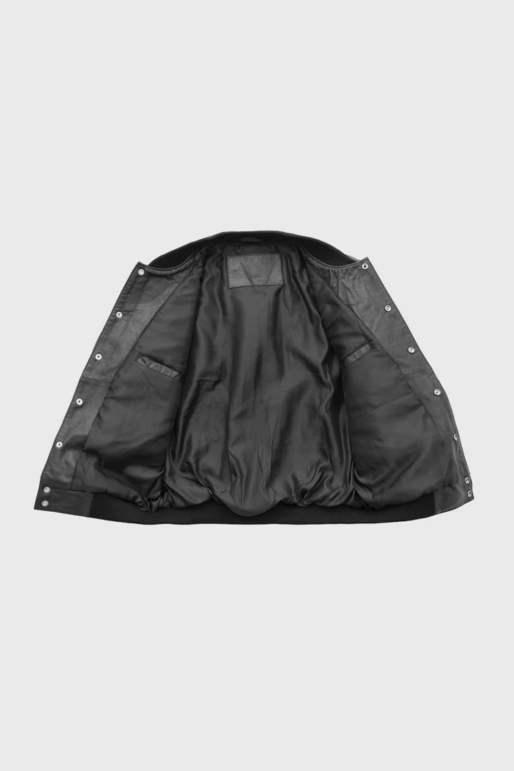 Keith Fashion Leather Varsity Jacket Men's Varsity Jacket FMCo