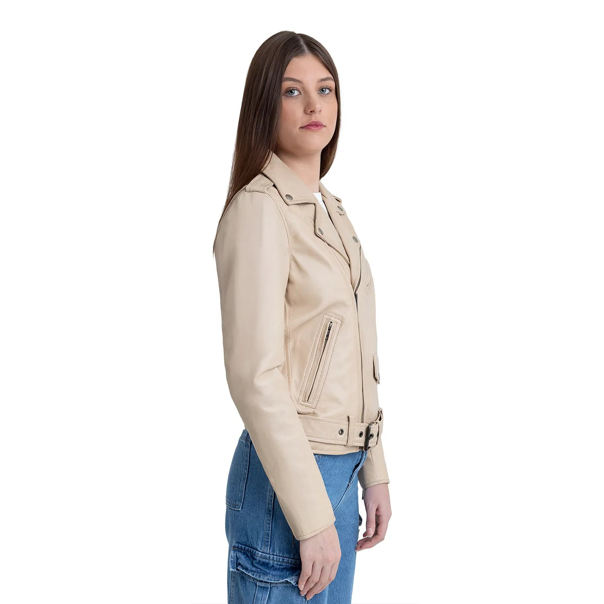 Sophia Women's Leather Jacket FMCo NY