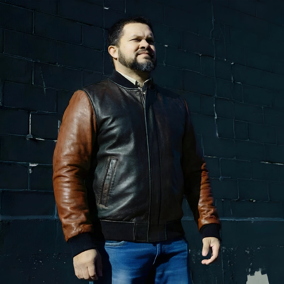 Willie Men's Motorcycle Leather Jacket Men's Leather Jacket Jackets