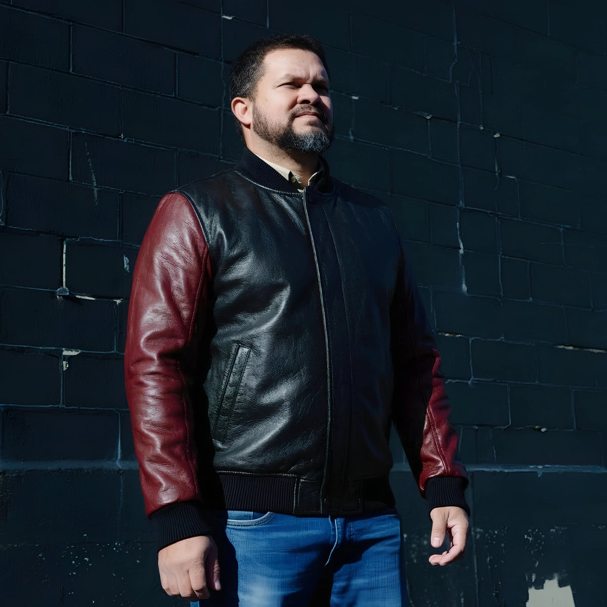 Willie Men's Motorcycle Leather Jacket Men's Leather Jacket Jackets