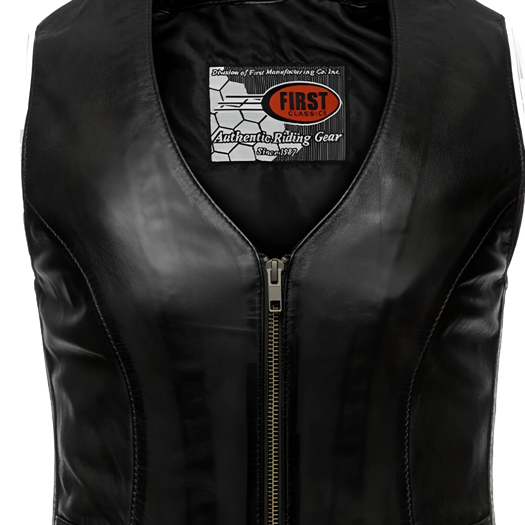 Savannah Women's Western Style Motorcycle Leather Vest Whiskey Women's Leather Vest Vests