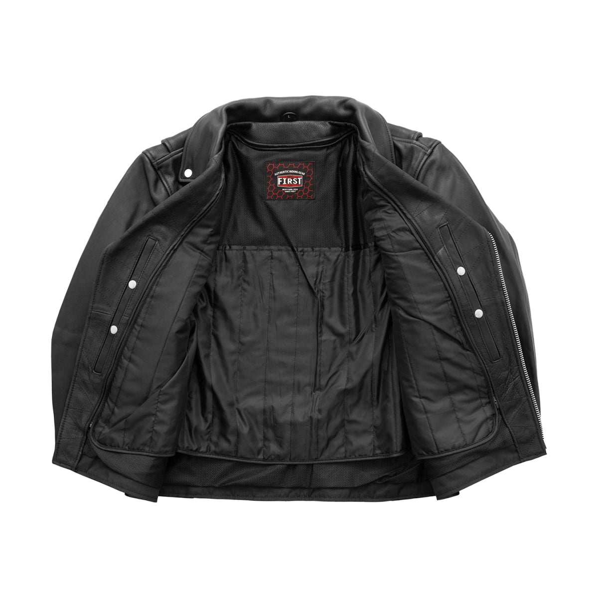 Arnold Men's Motorcycle Leather Jacket Men's Leather Jacket Jackets