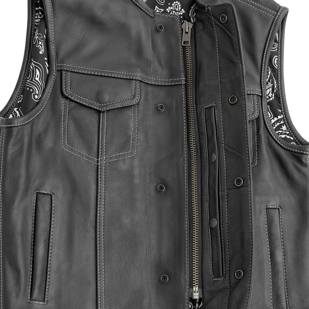 Bandit Men's Leather Motorcycle Vest Men's Leather Vest Vests