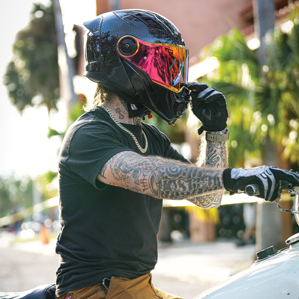 D.O.T. & ECE Daytona C6- Grey Carbon Fiber C6 Daytona Helmets