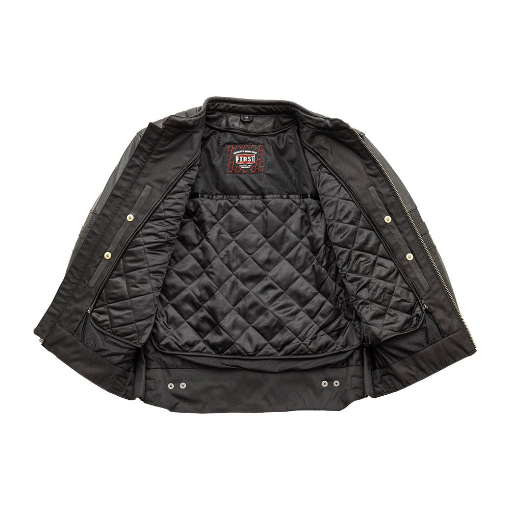 BiTurbo - Men's Leather Motorcycle Jacket Men's Leather Jacket Jackets